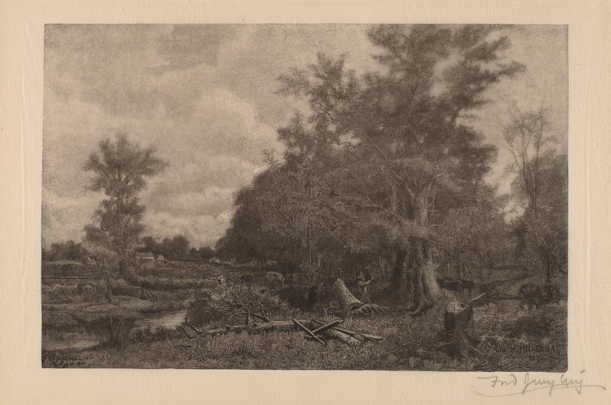 Nimetön (New York Landscape) tekijältä Frederick Juengling