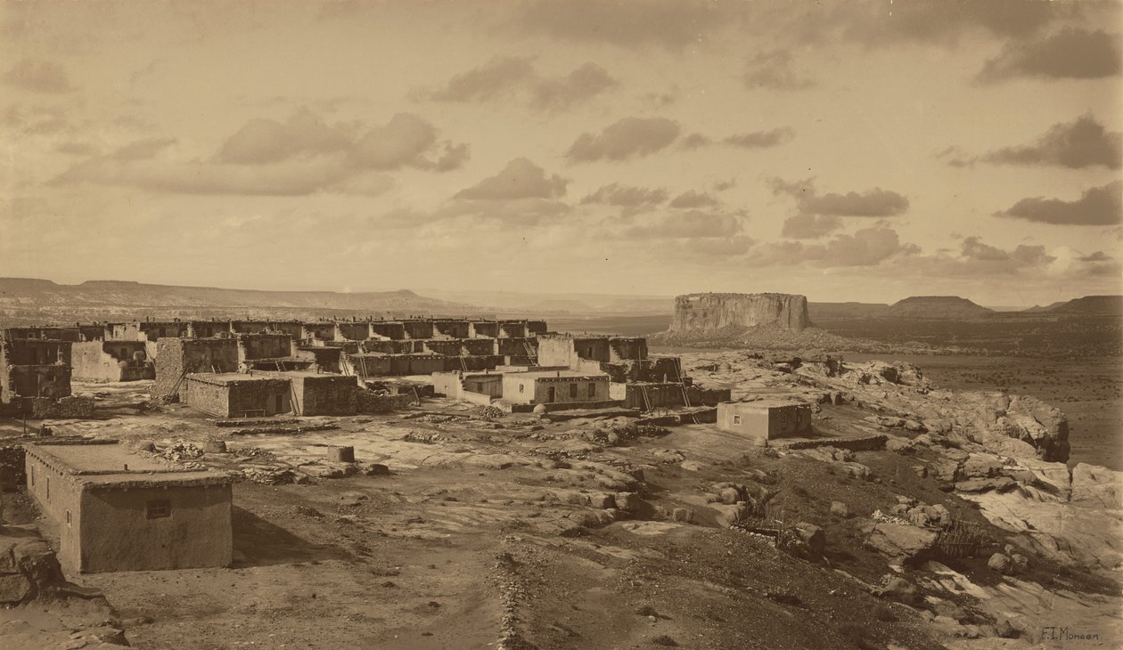 Enchanted Mesa, Acoma, New Mexico,1900 (kuva) tekijältä Frederick Monsen