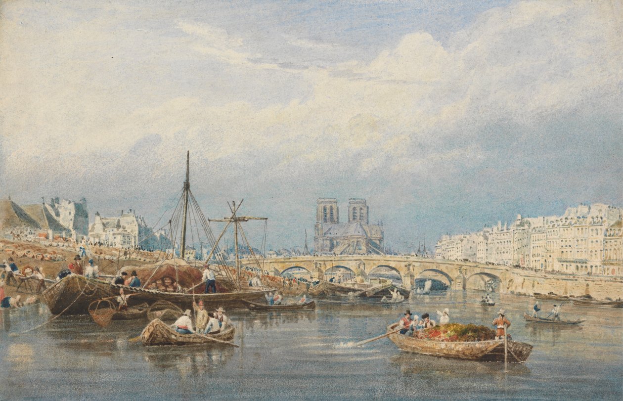 Seine ja Notre Dame tekijältä Frederick Nash