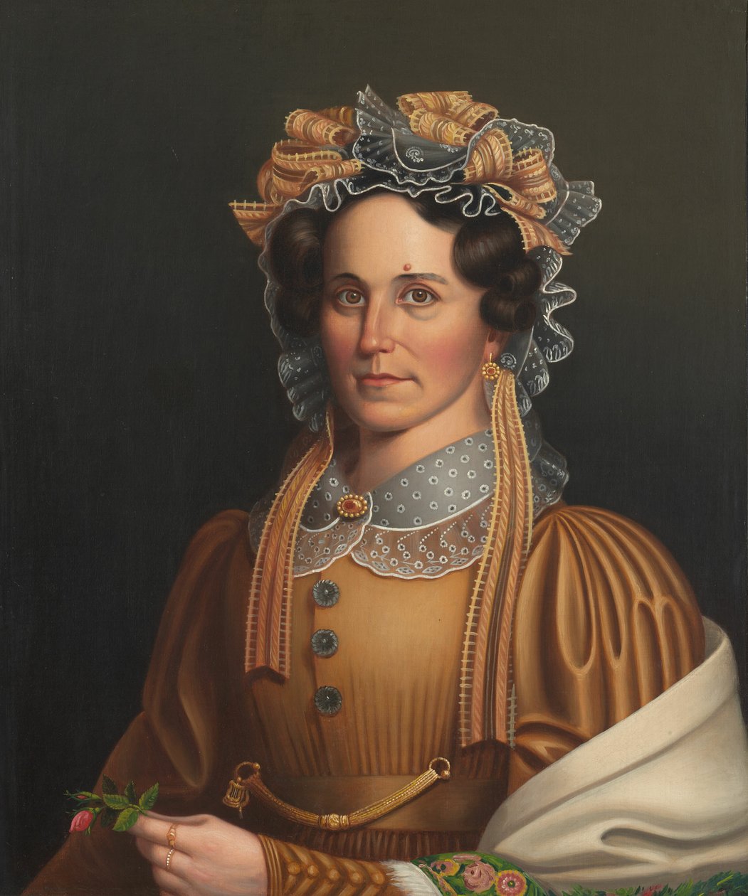 Lady in Brown, c. 1855. tekijältä Frederick R. Spencer