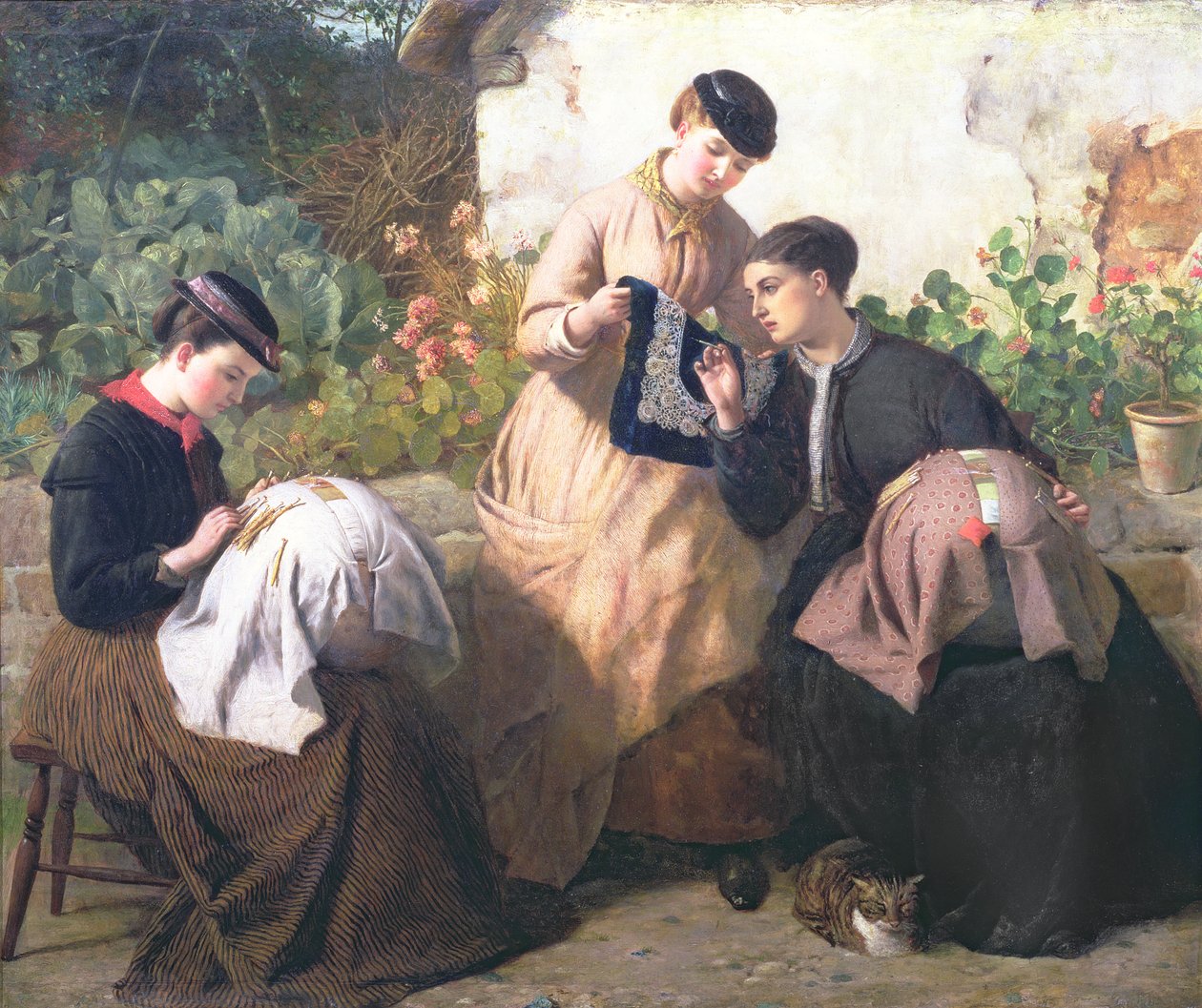 Honitonin pitsitehdas, noin 1869 tekijältä Frederick Richard Pickersgill