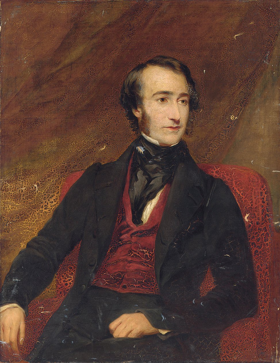 Sir Edward Colebrooken muotokuva, 1843 tekijältä Frederick Richard Say