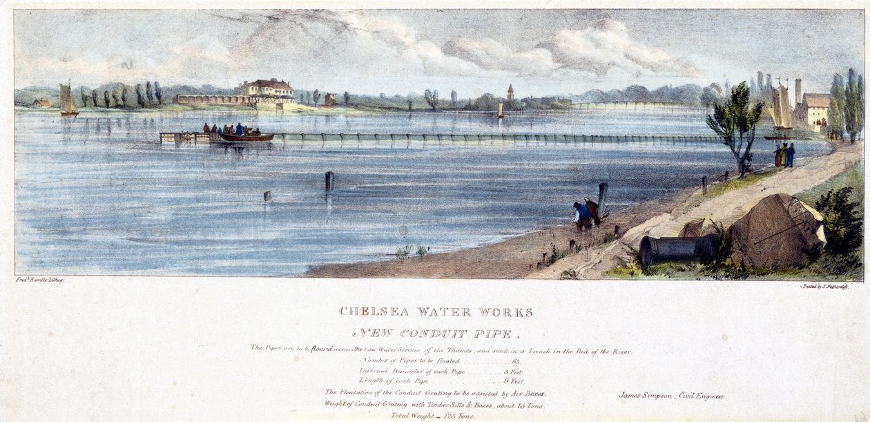 Chelsea Water Works, uusi putki tekijältä Frederick Rumble