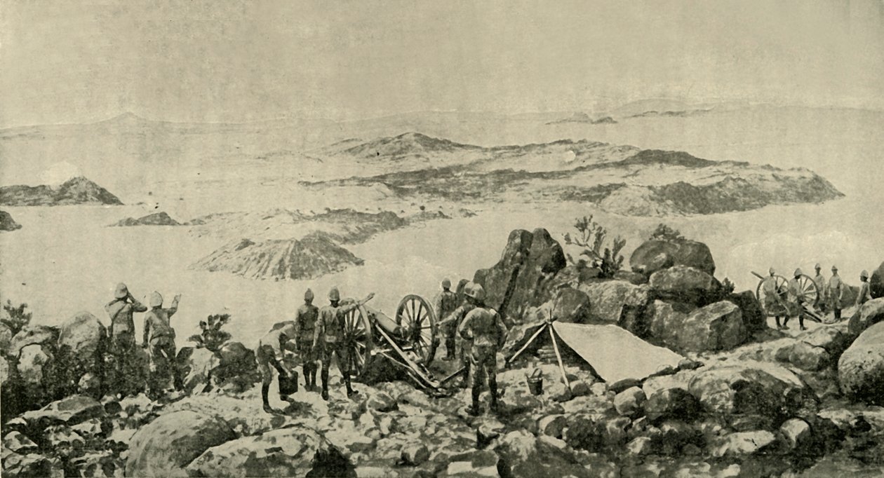 "Kenraali Frenchin merkittävä asema Colesbergissä, 15. tammikuuta", 1900 tekijältä Frederick Villiers