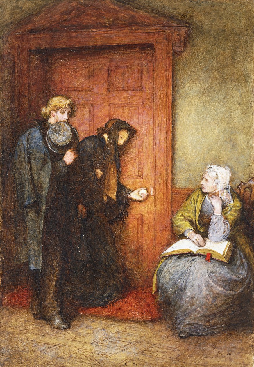Sairaan miehen ovella, tekijältä Frederick Walker
