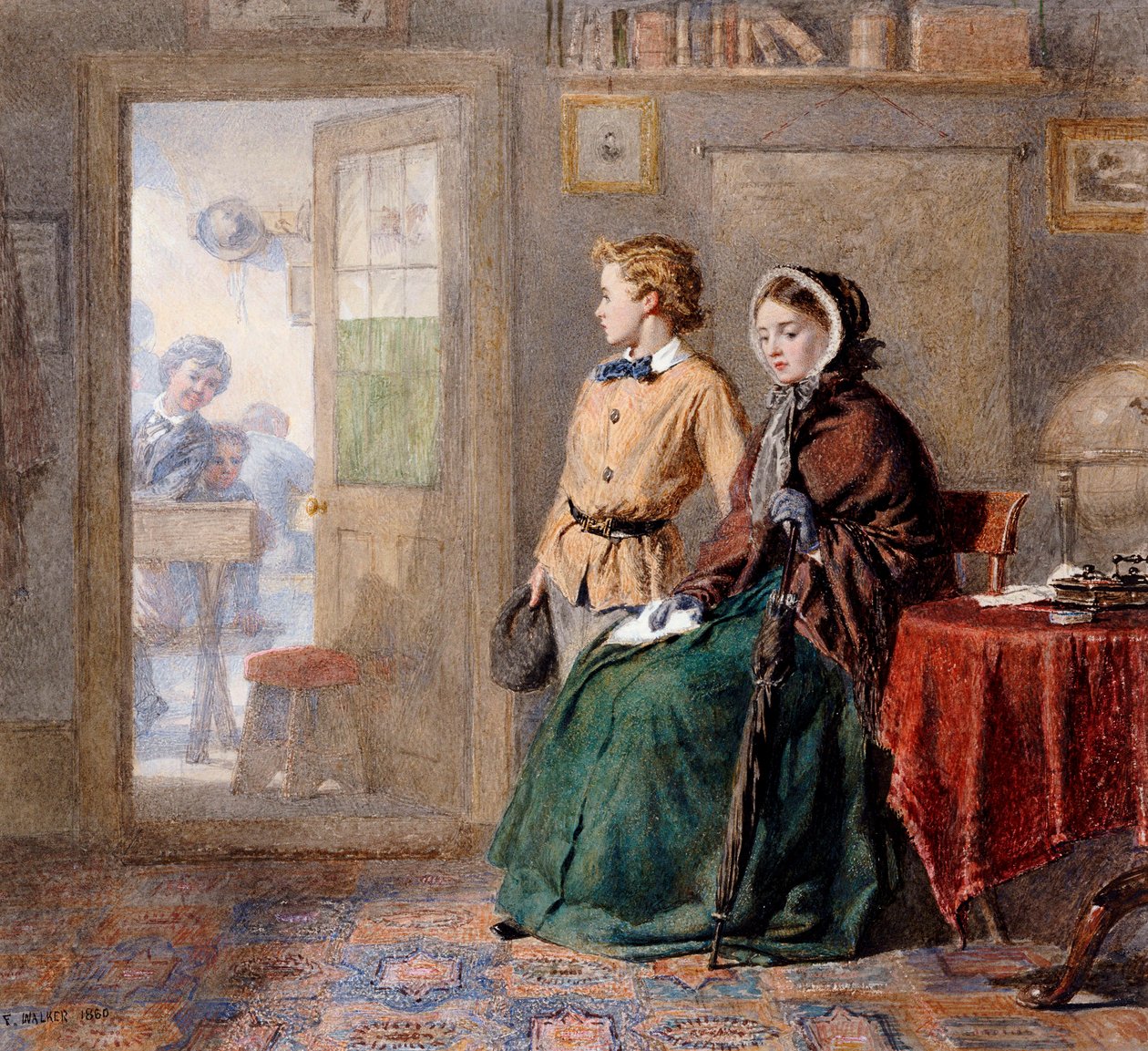 Uusi poika, 1860 tekijältä Frederick Walker