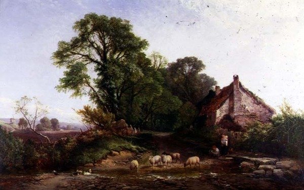 Lähellä Dedhamia, Essexissä tekijältä Frederick Waters Watts