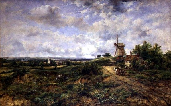 Näkymä Hampstead Heathille tekijältä Frederick Waters Watts