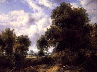 Metsäinen maisema tekijältä Frederick Waters Watts