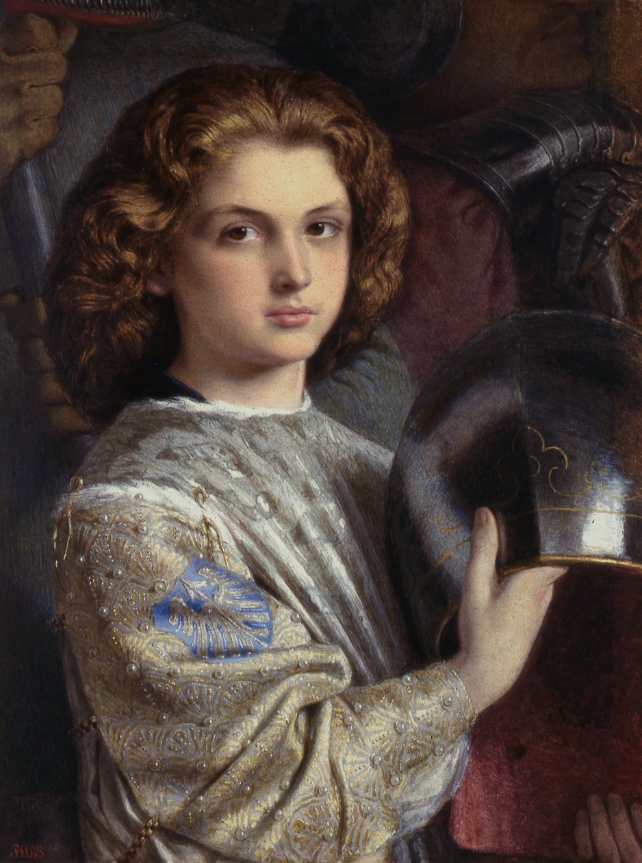 Huonekalut ja erilaiset esineet 1100- ja 1300-luvuilta tekijältä Frederick William Burton