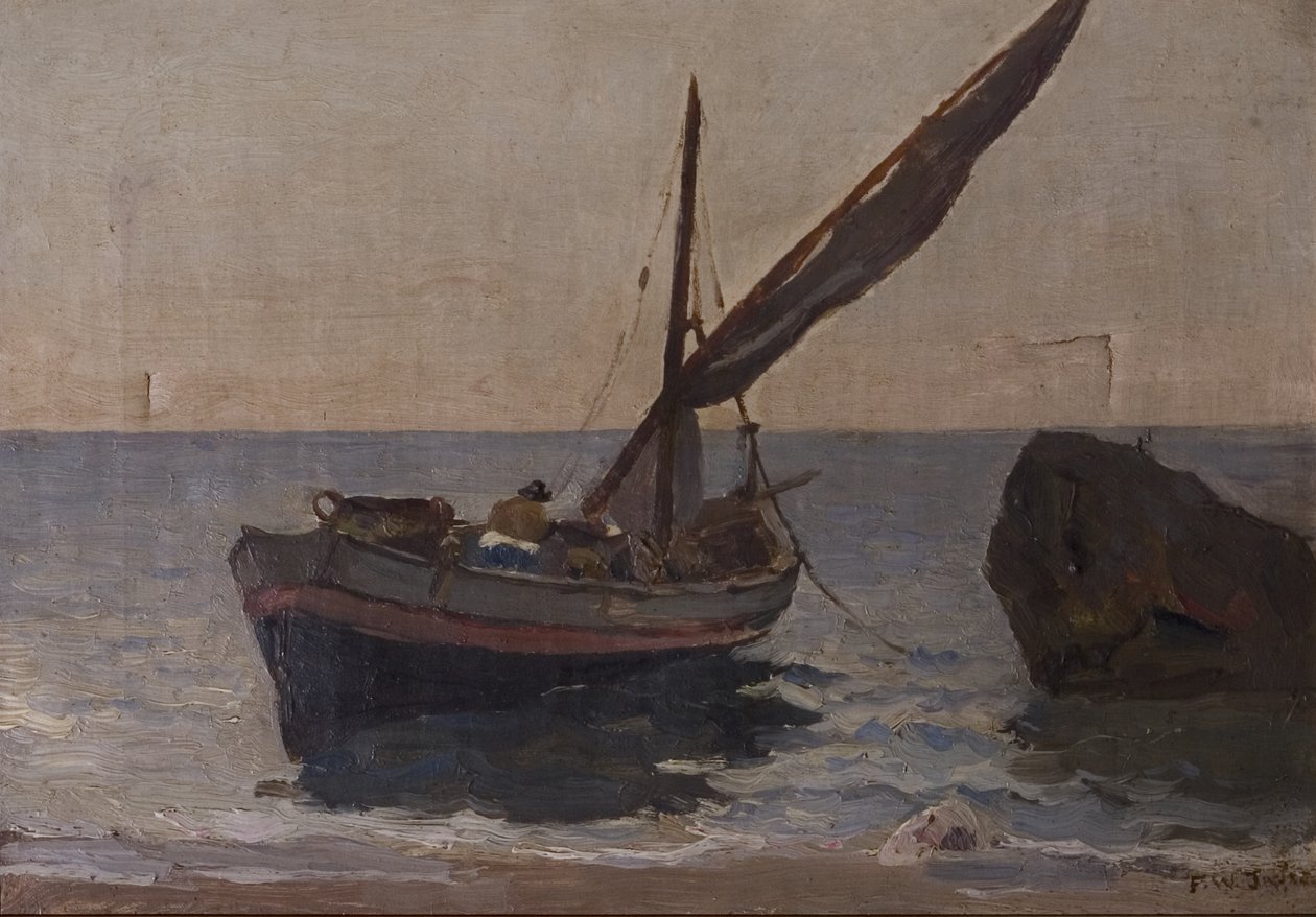 Veneitä rannalla, 1900-luvun alku tekijältä Frederick William Jackson