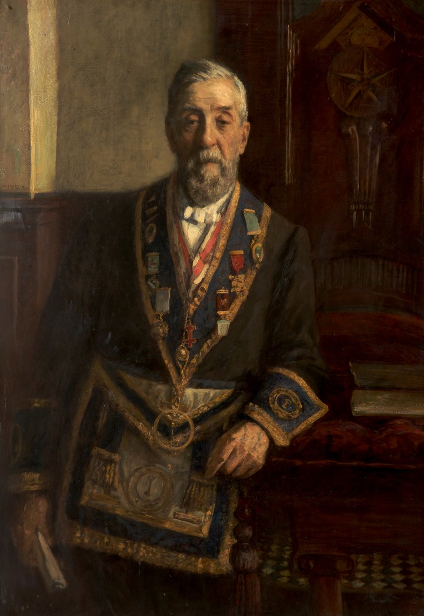 Henry Lees Hollingworthin muotokuva (Öljy kankaalle) tekijältä Frederick William Jackson