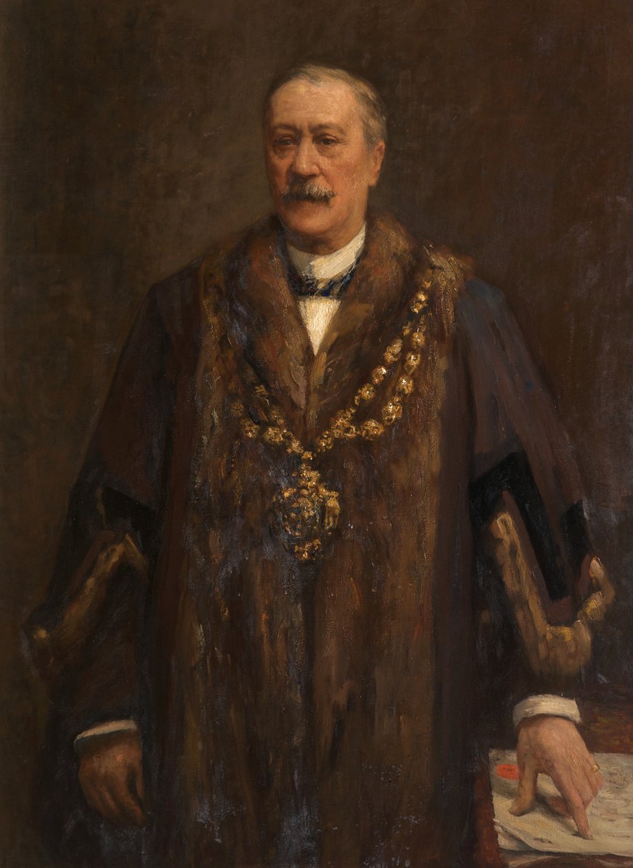 James Yatesin muotokuva, noin 1880-82 (Öljy kankaalle) tekijältä Frederick William Jackson