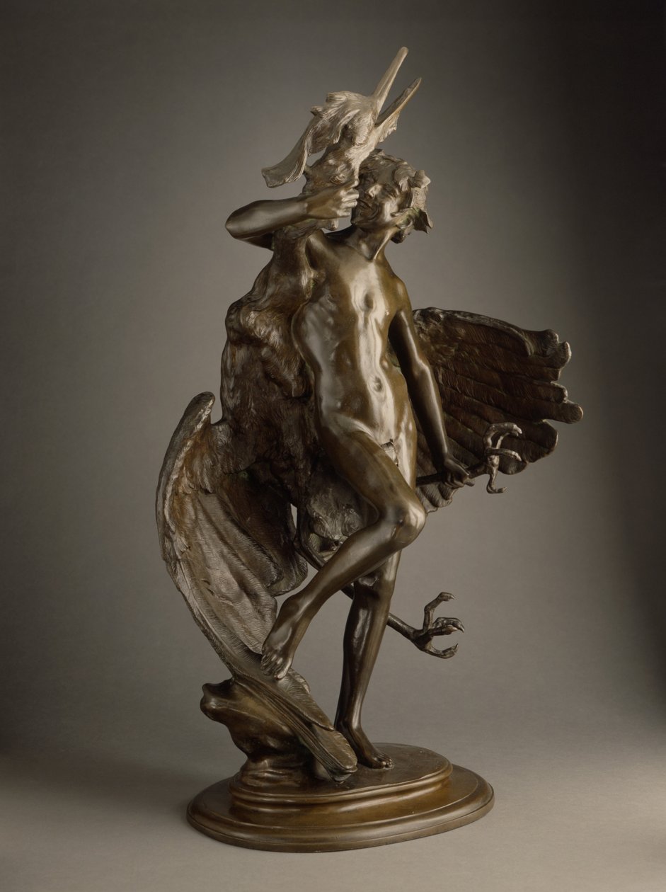 Nuori Faun ja Heron tekijältä Frederick William MacMonnies
