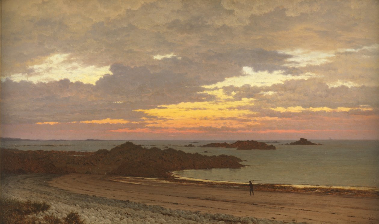 Ilta rannikolla, 1887 tekijältä Frederick William Meyer