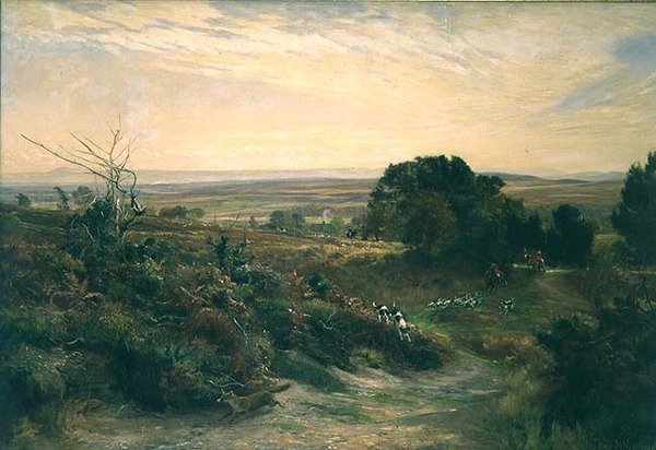 Etelä-Dorsetin metsästys Eggerdon Hillillä tekijältä Frederick William Newton Whitehead