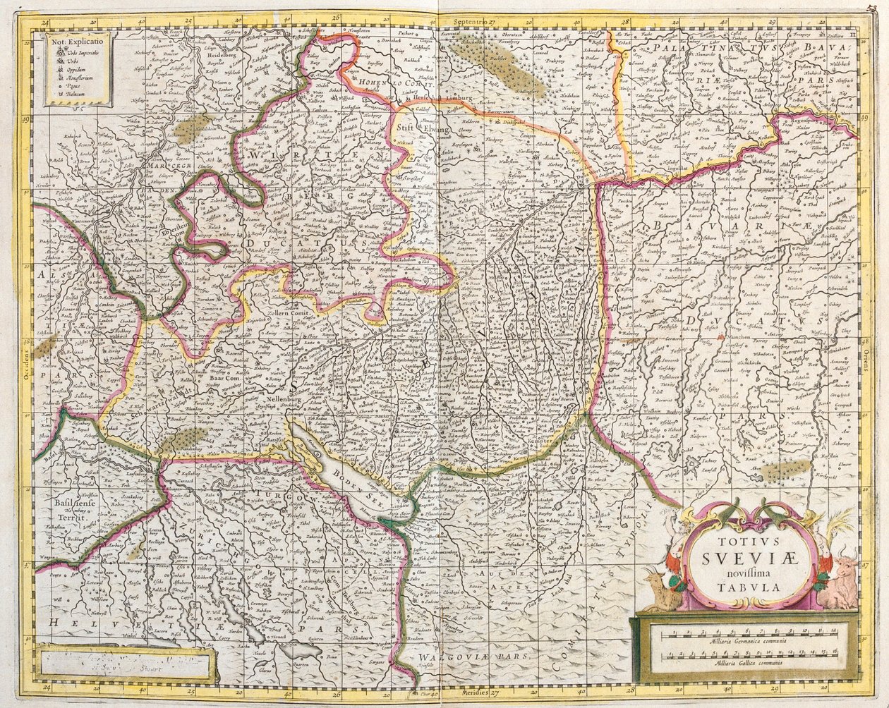 Baden-Württemberg, Baijeri, Saksa tekijältä Frederick de Wit