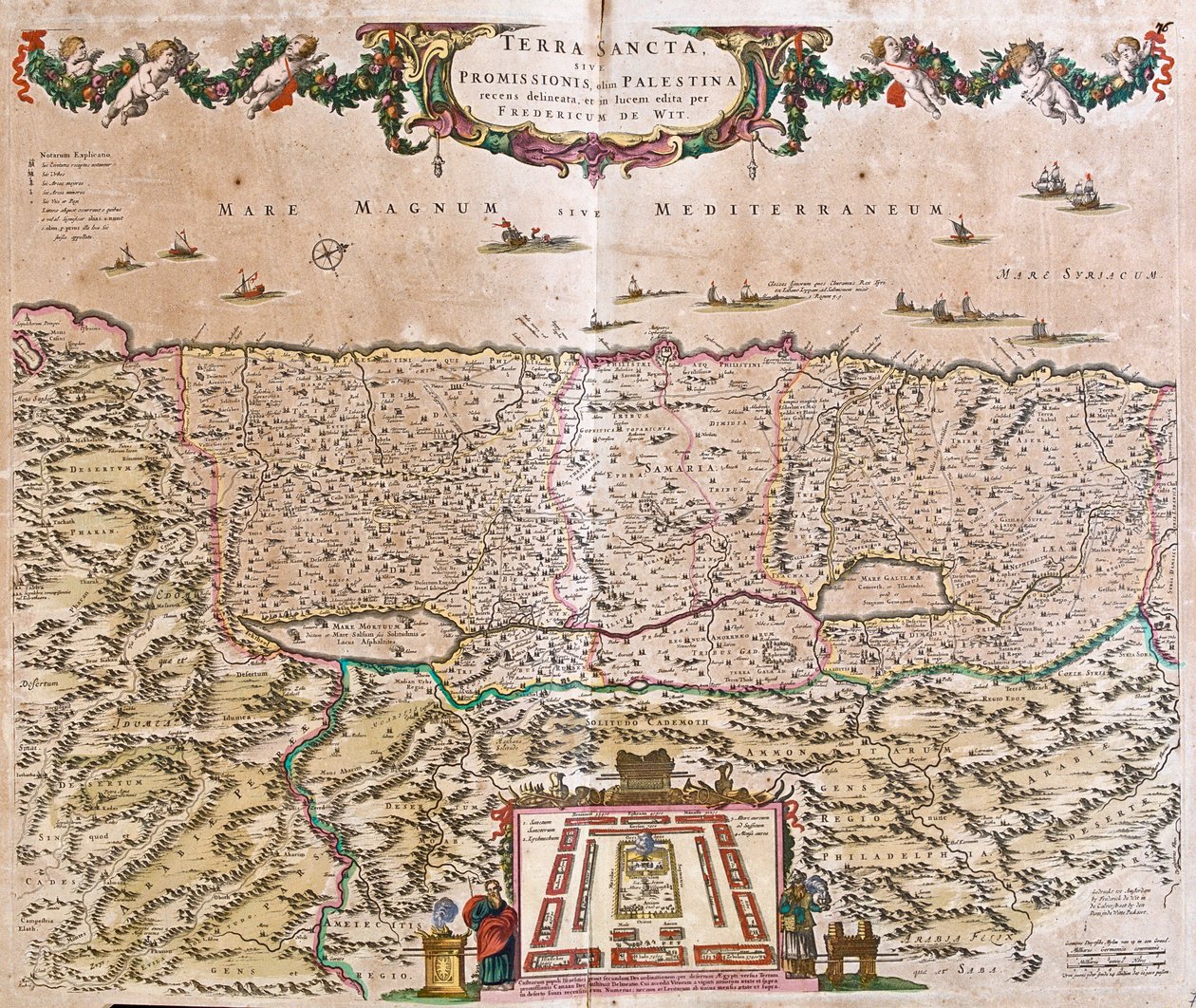 Israel, Länsi-Jordania tekijältä Frederick de Wit