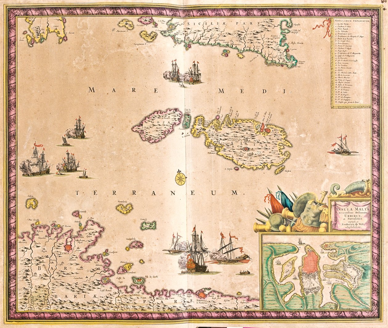 Malta tekijältä Frederick de Wit