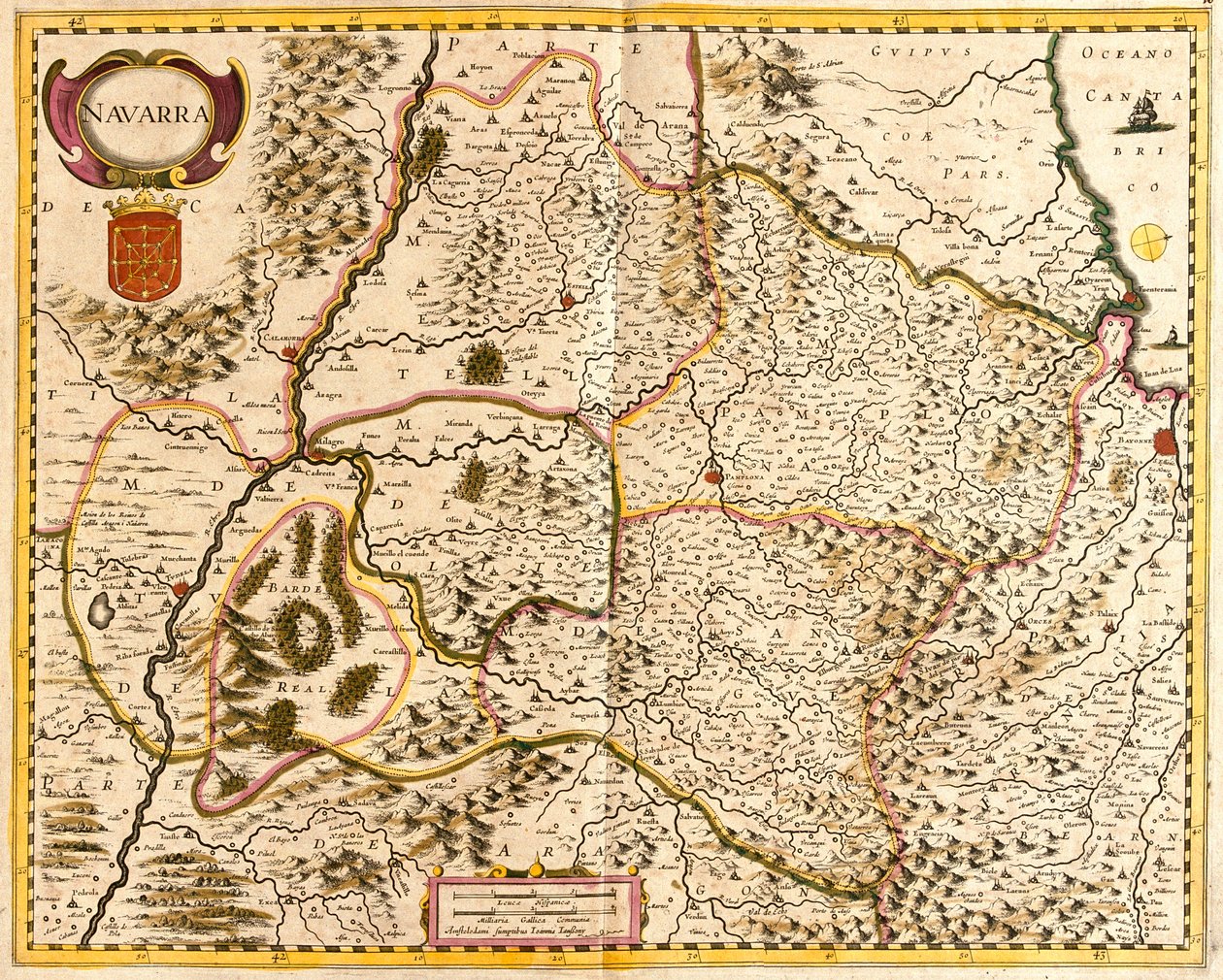 Navarra, Espanja tekijältä Frederick de Wit