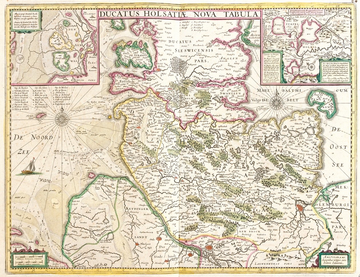 Schleswig-Holstein, Niedersachsen, Hampuri, Saksa. tekijältä Frederick de Wit
