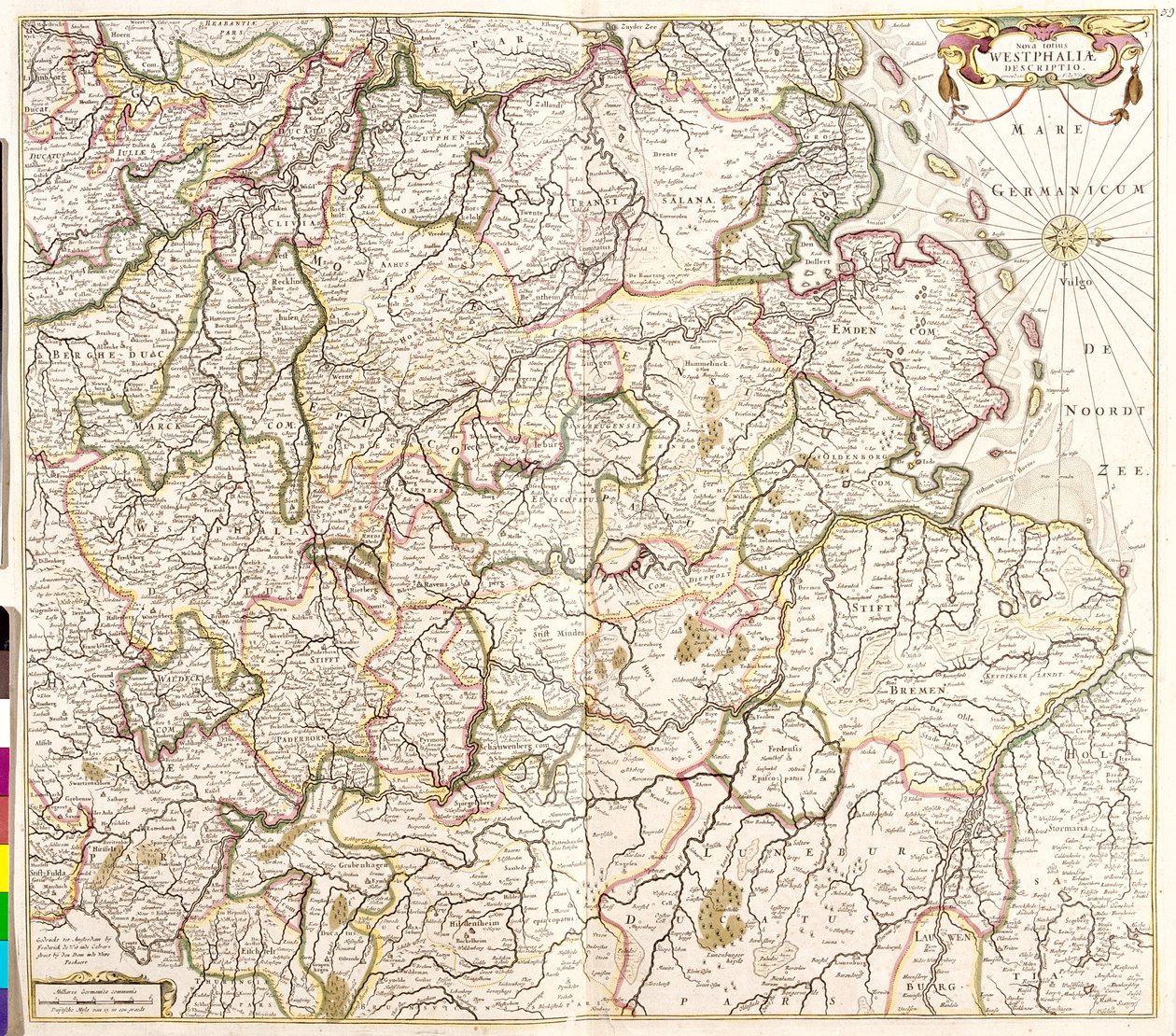 Schleswig-Holstein, Niedersachsen, Nordrhein-Westfalen, Saksa. tekijältä Frederick de Wit