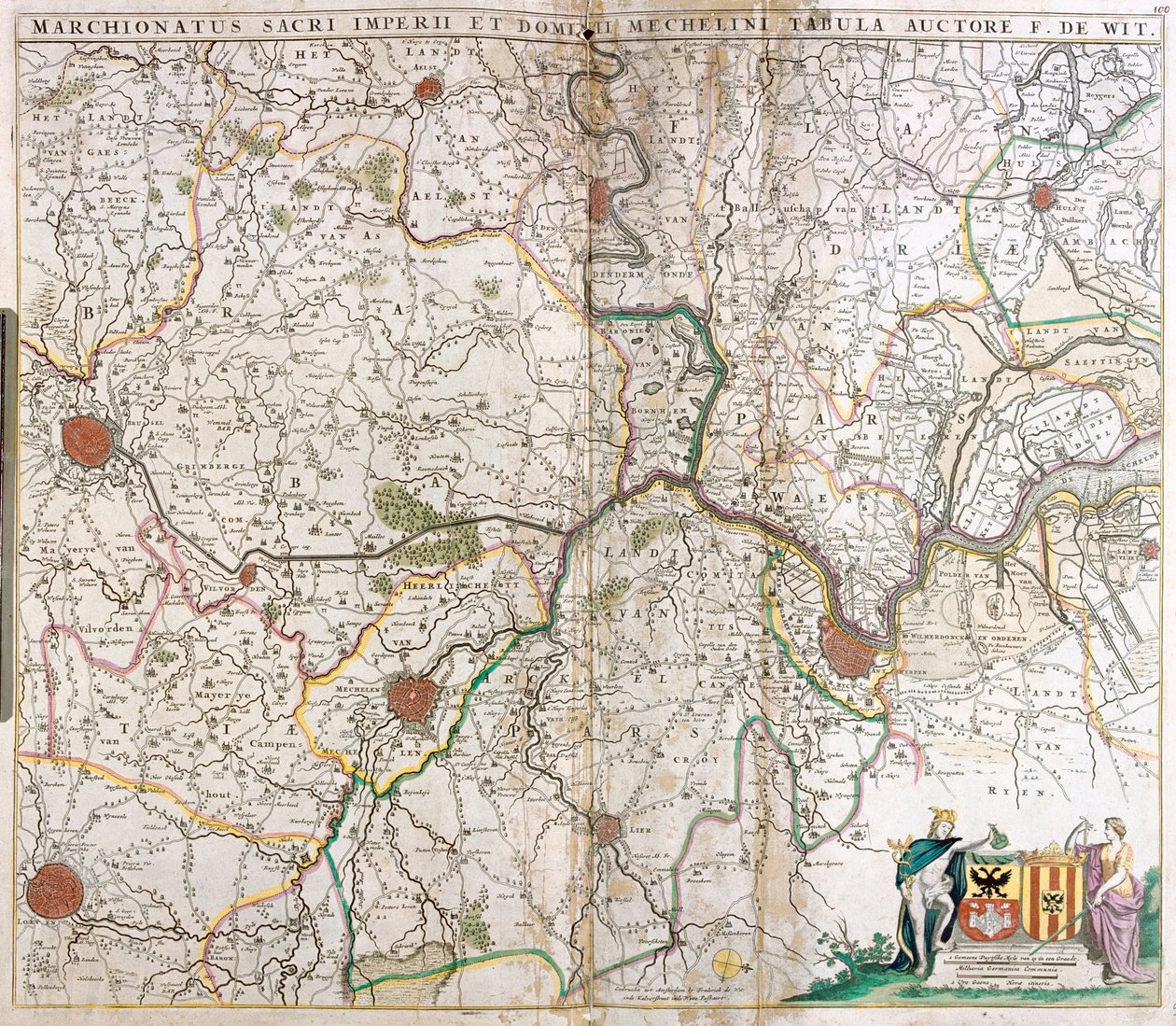 Zeeland, Flanderin alue, Brysselin alue, Alankomaat, Alankomaat, Belgia. tekijältä Frederick de Wit