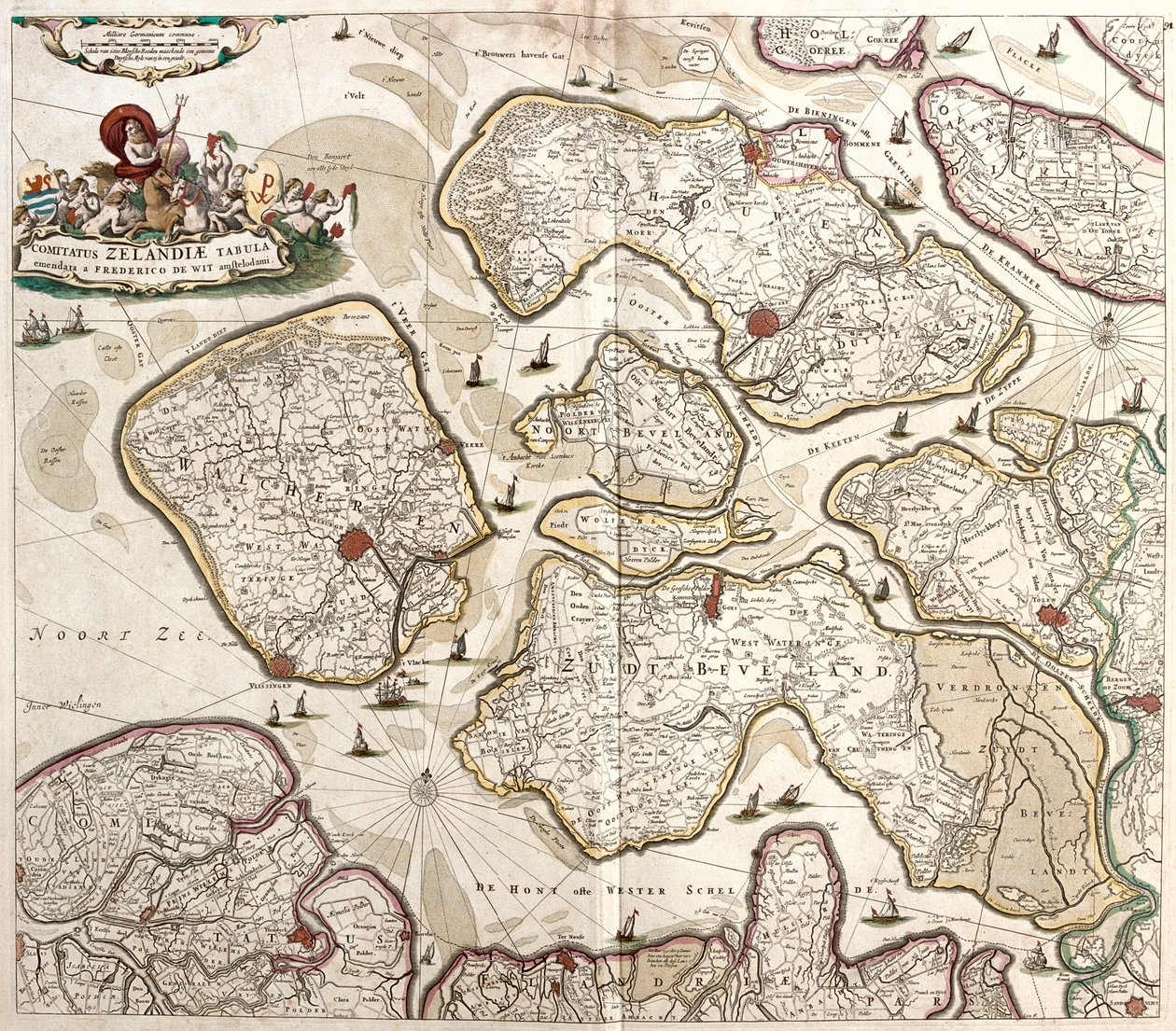 Zeeland, Alankomaat tekijältä Frederick de Wit