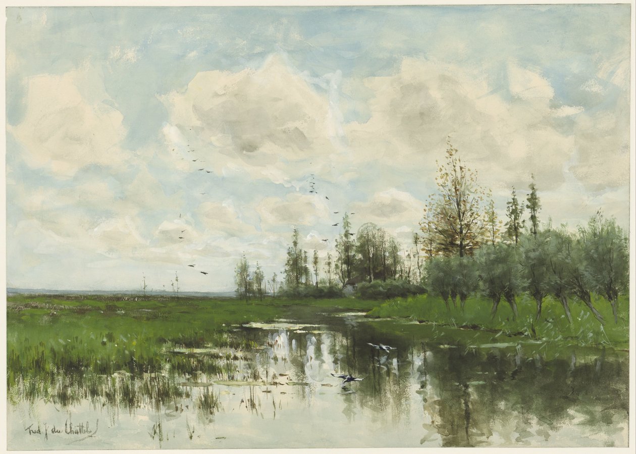 Allas puita ja niitty tekijältä Fredericus Jacobus van Rossum du Chattel