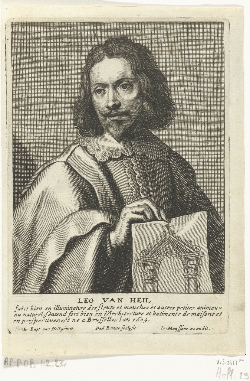 Leo van Heilin muotokuva tekijältä Frederik Bouttats the Elder