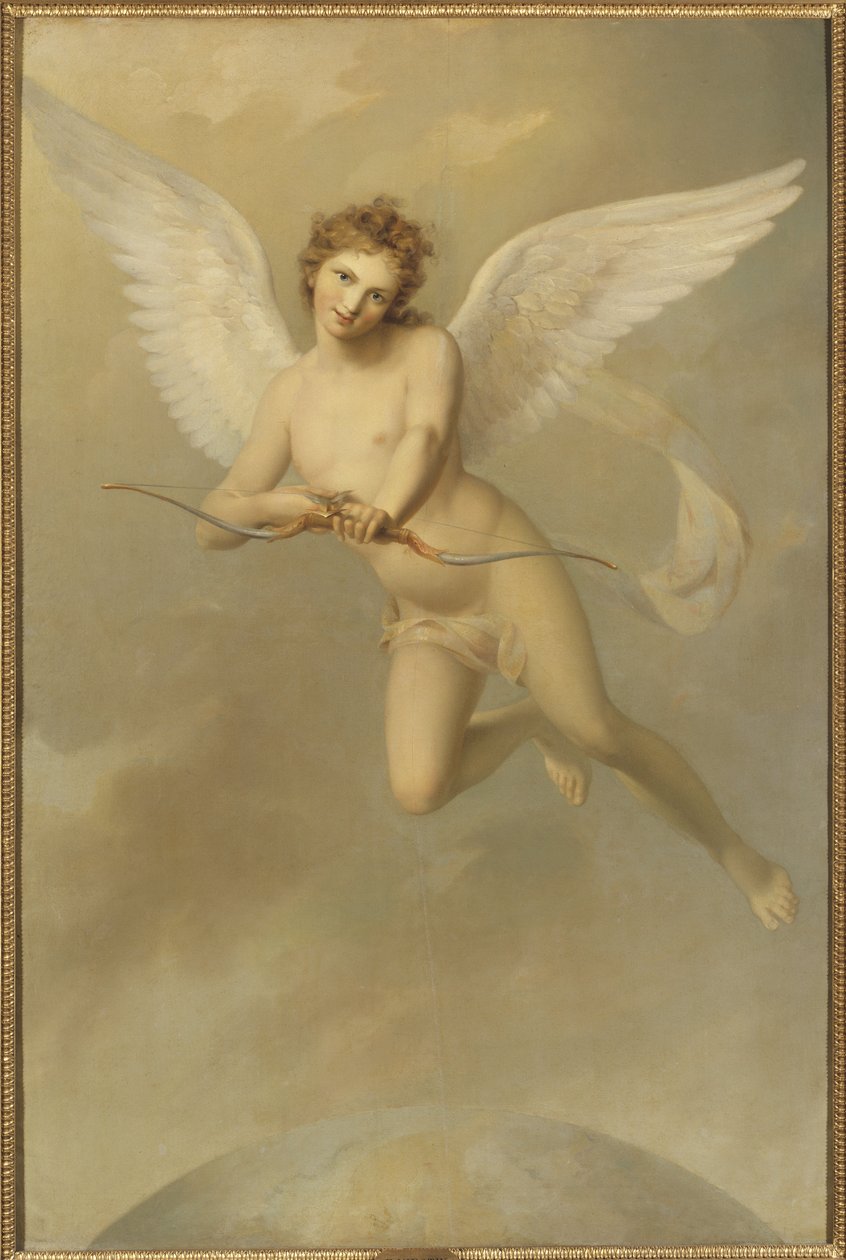Cupidon - Cupid, kirjoittanut Westin, Fredric (1782-1862). Öljy kankaalle tekijältä Fredric Westin