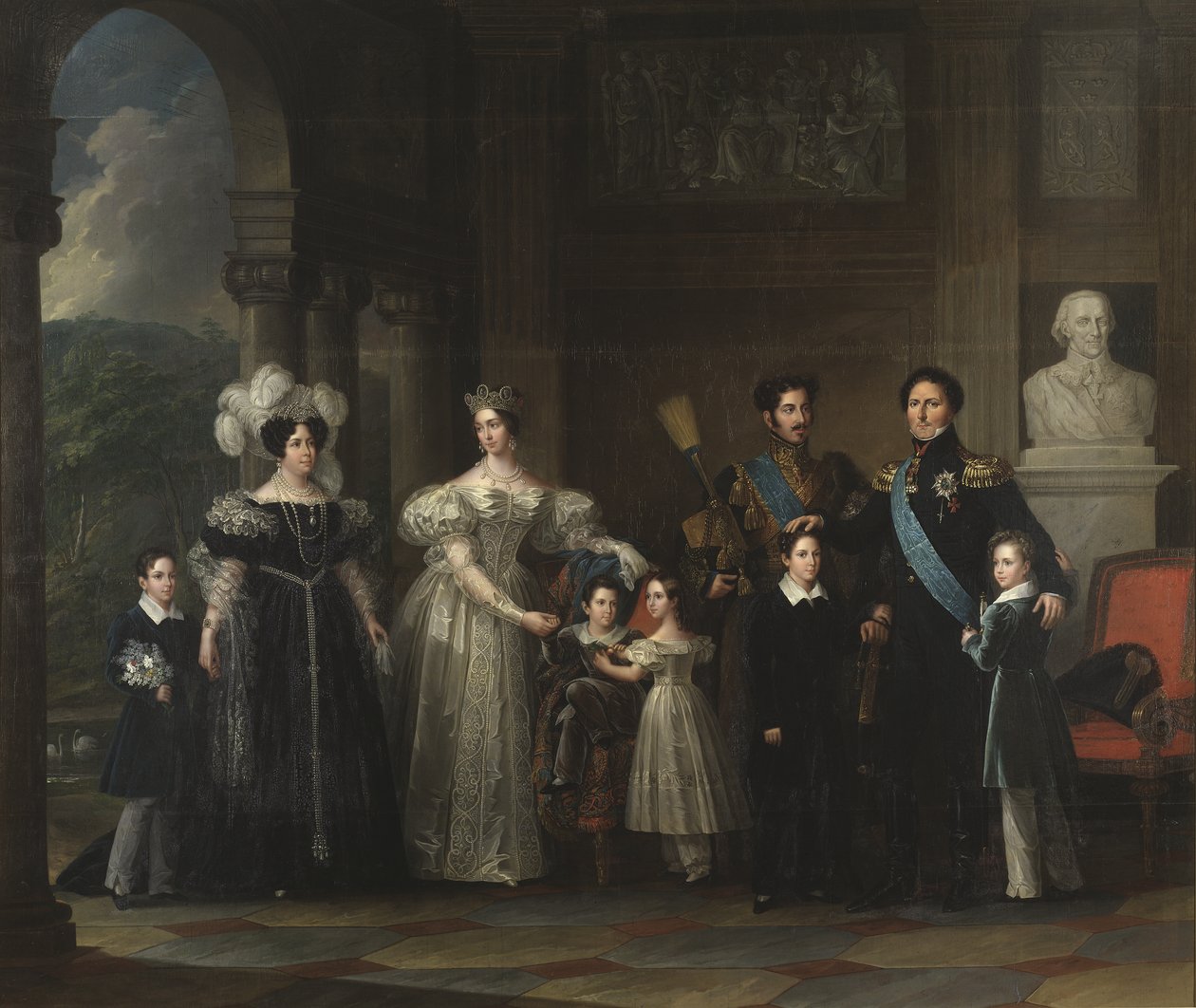 Bernadotten perhe, 1837 tekijältä Fredric Westin