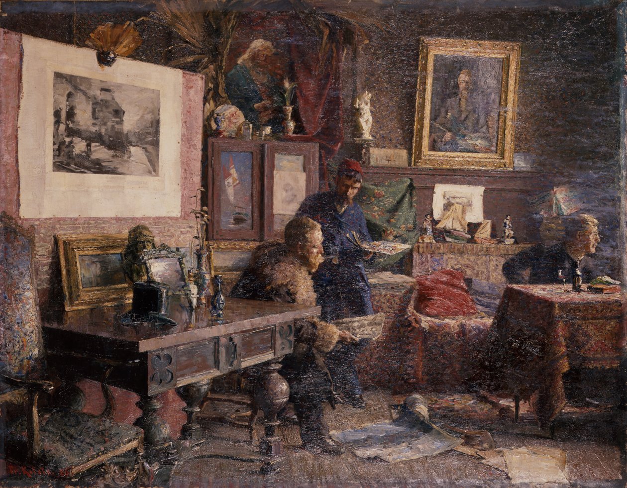 Studio (maalaus) tekijältä Fredrik Kolstoe