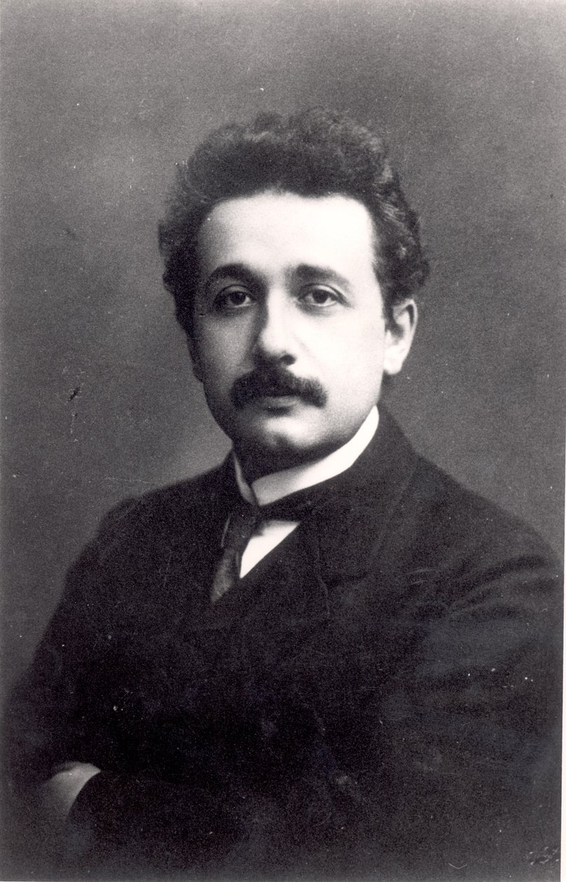 Albert Einstein (1879-1955) 1911 tekijältä French Photographer