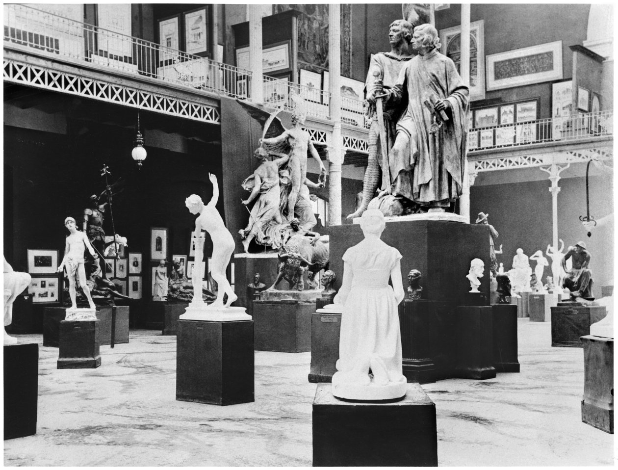 Belgian taidetta yleisnäyttelyssä Pariisissa, 1889, tekijältä French Photographer