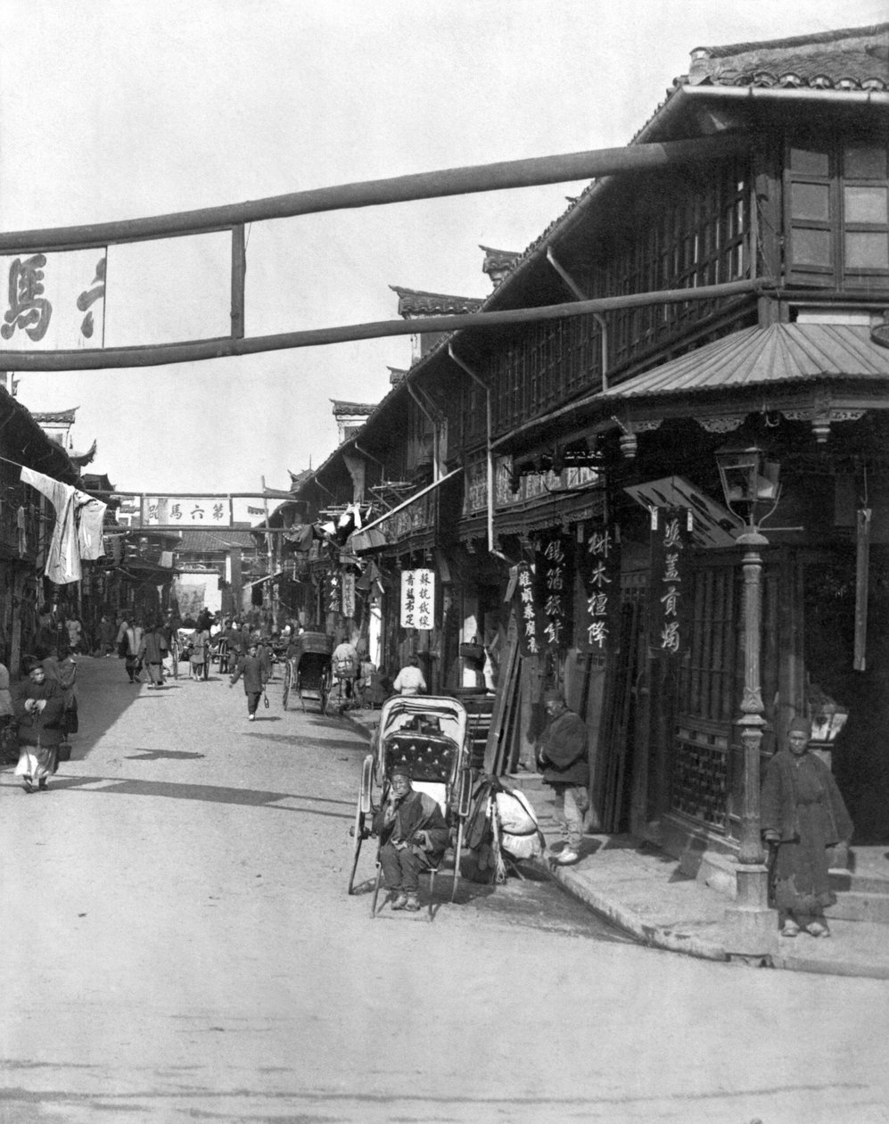 Chinatown Shanghaissa 1800-luvun lopulla tekijältä French Photographer
