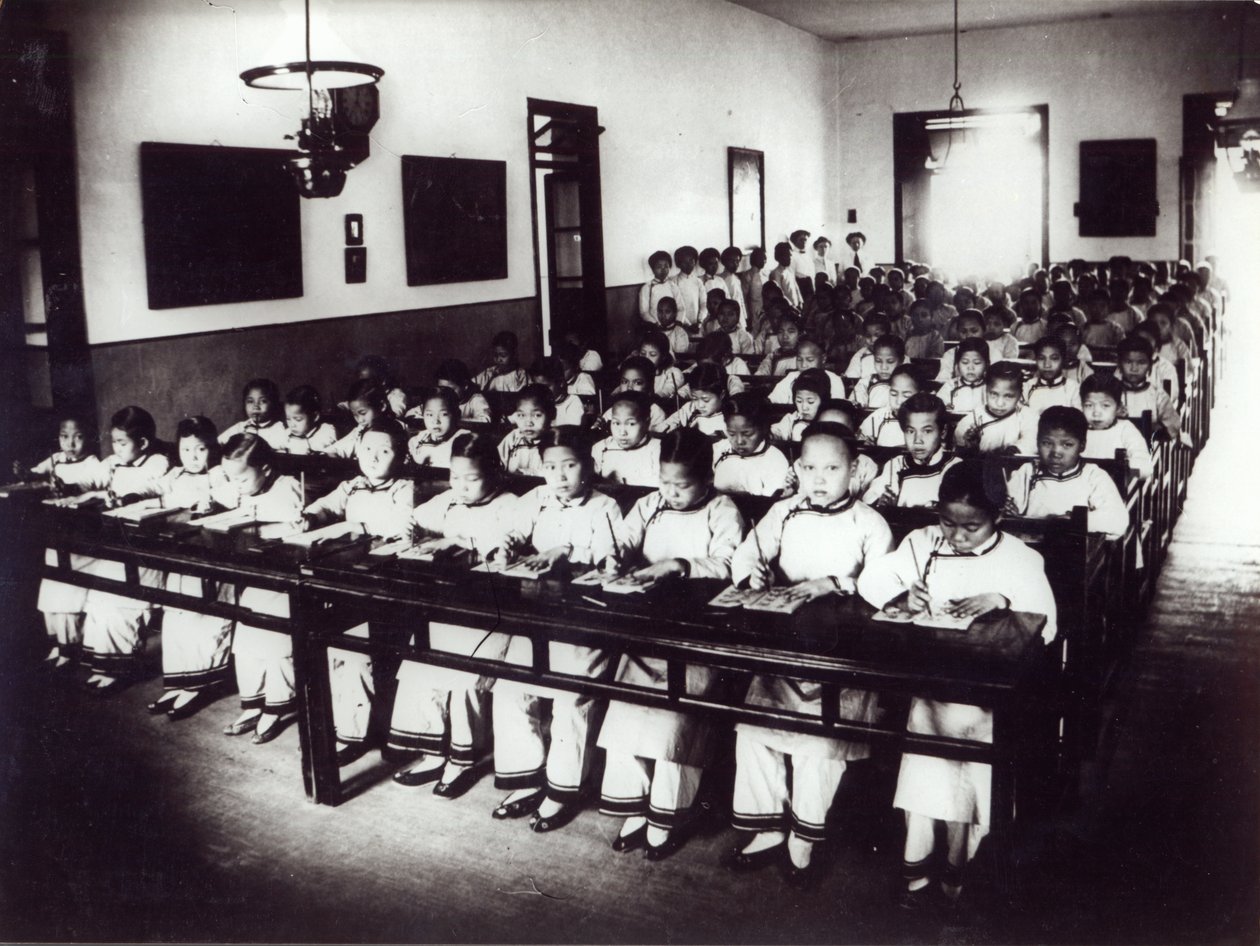 Englantilainen Mission School for Girls, Foochow, Fujianin maakunta tekijältä French Photographer