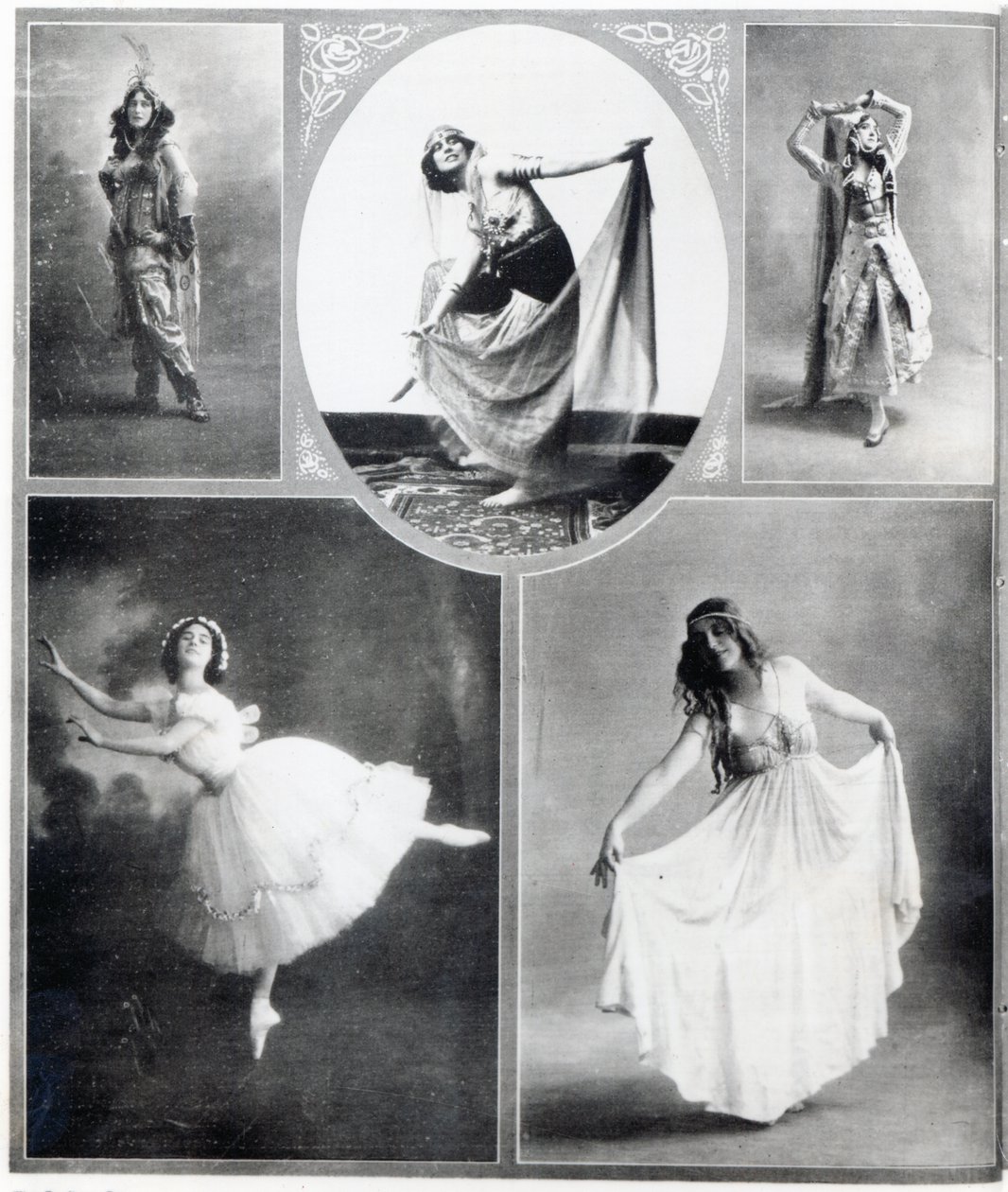 Viisi balettitanssijaa tekijältä French Photographer