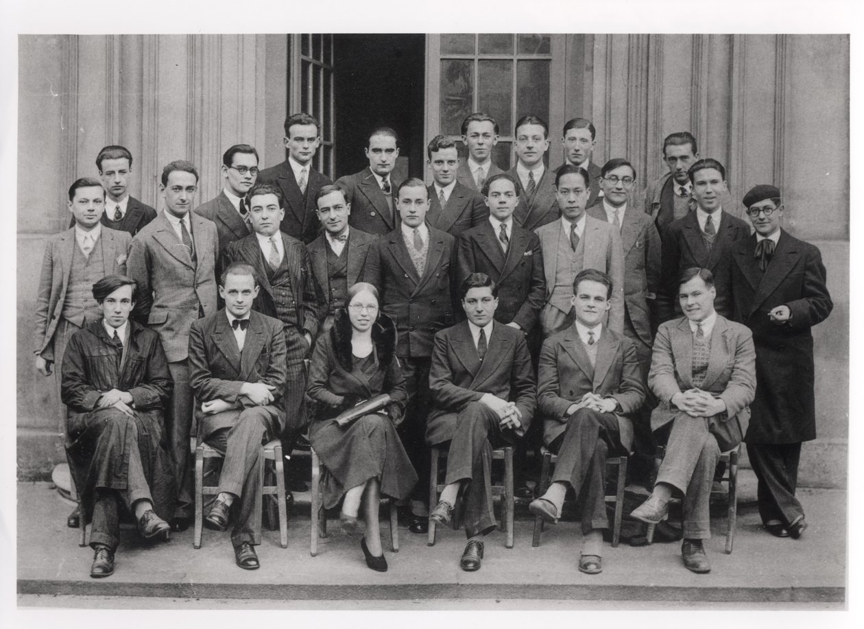 Pariisin Ecole Normale Superieuren valmistumisluokka, 1931 tekijältä French Photographer