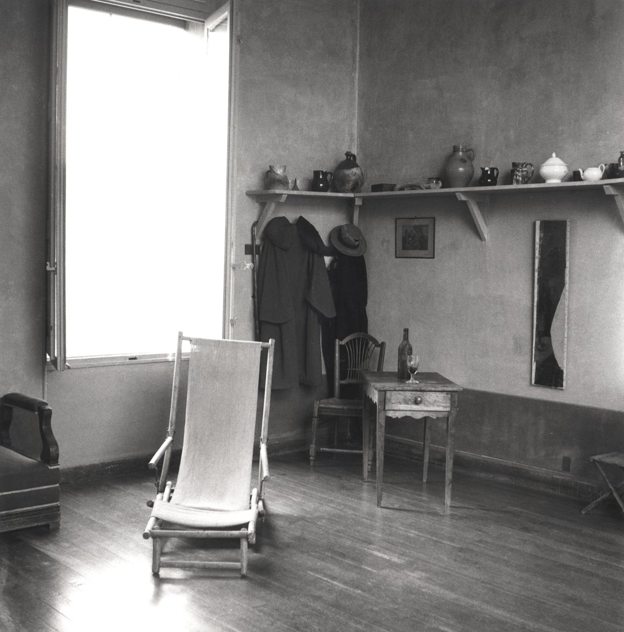 Cezannes-studion sisustus Aix-en-Provencessa, n. 1900-02 tekijältä French Photographer