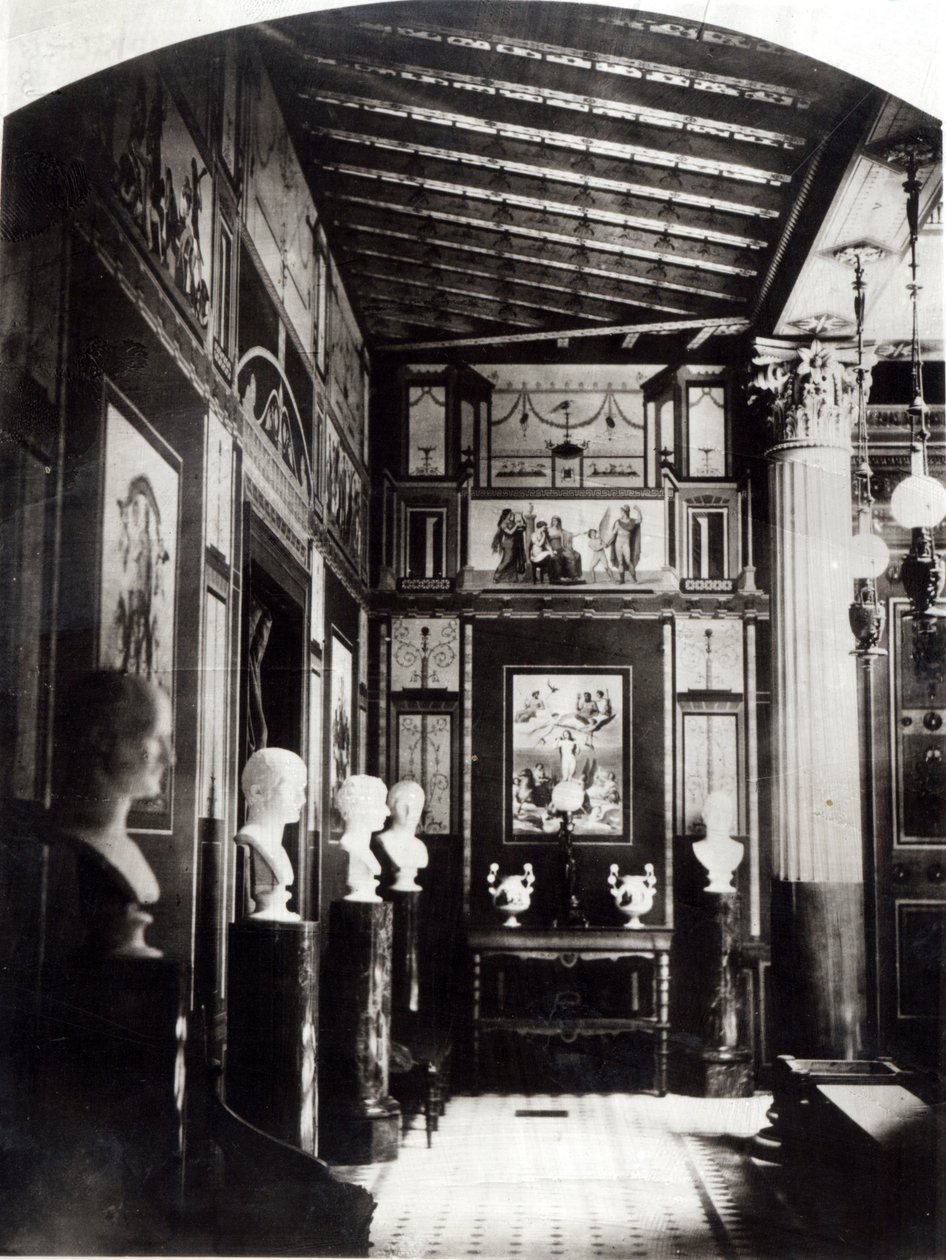 Prinssi Napoleons Palais Pompeianin sisustus tekijältä French Photographer