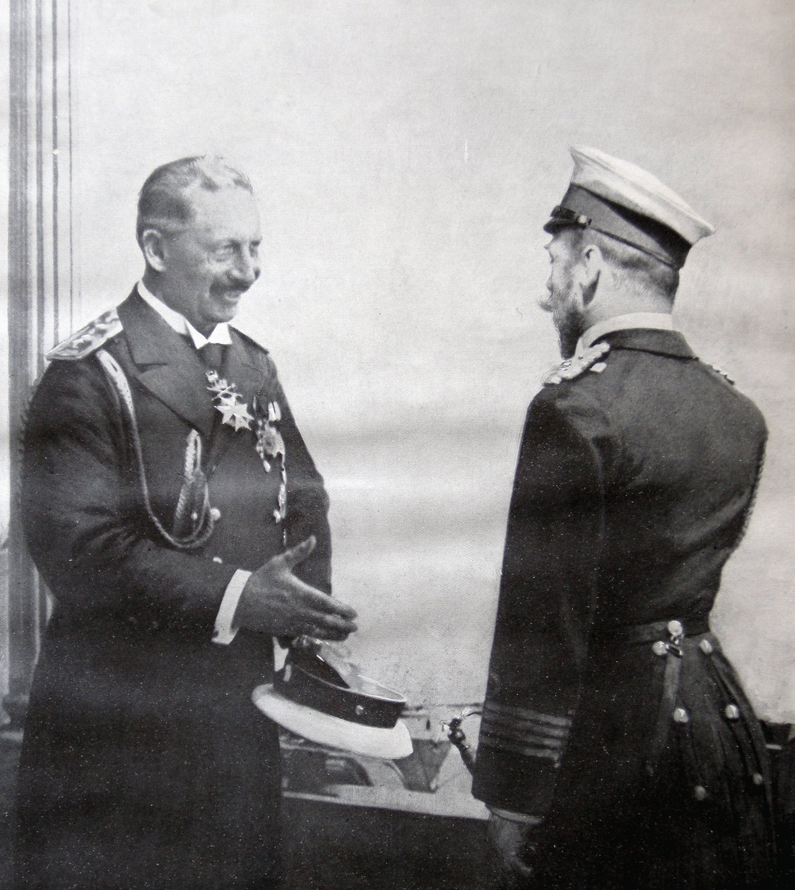 Keisari Wilhelm II ja tsaari Nikolai II, 1914 tekijältä French Photographer