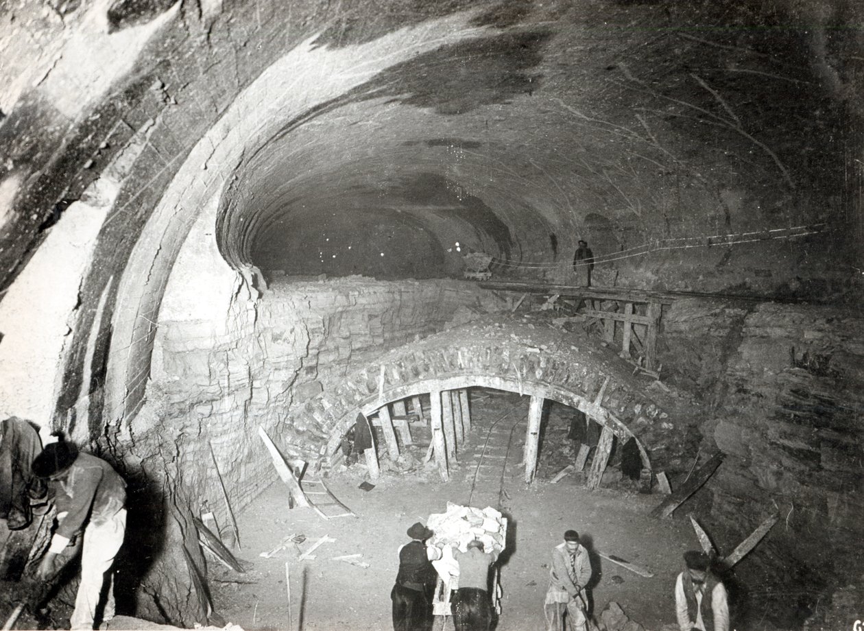 Tunnelin rakentaminen Place de Roubaix