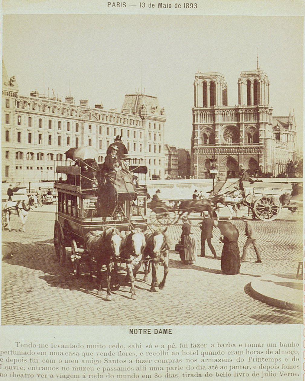 Notre Dame, Pariisi, 1893 tekijältä French Photographer