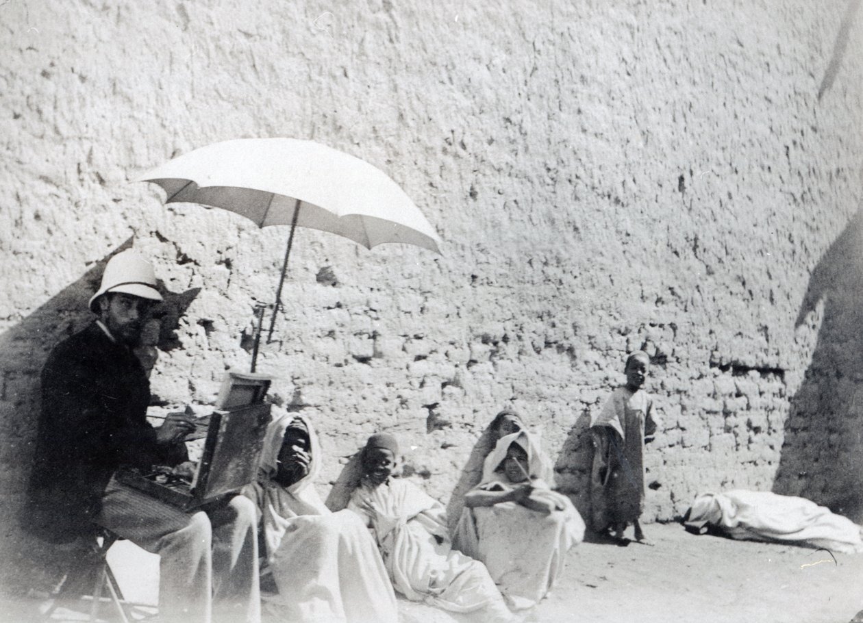 Paul Albert Laurensin maalaus Biskrassa, Algeriassa, 1892 tekijältä French Photographer