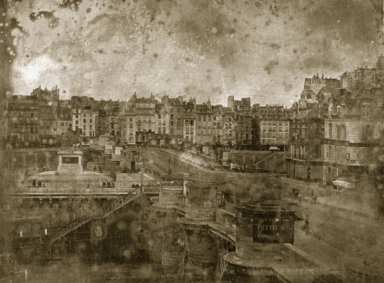 Pont Neuf, Pariisi, noin 1841 tekijältä French Photographer