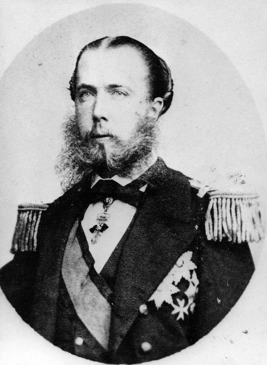 Meksikon keisari Maximilianin muotokuva, noin 1860-luku tekijältä French Photographer