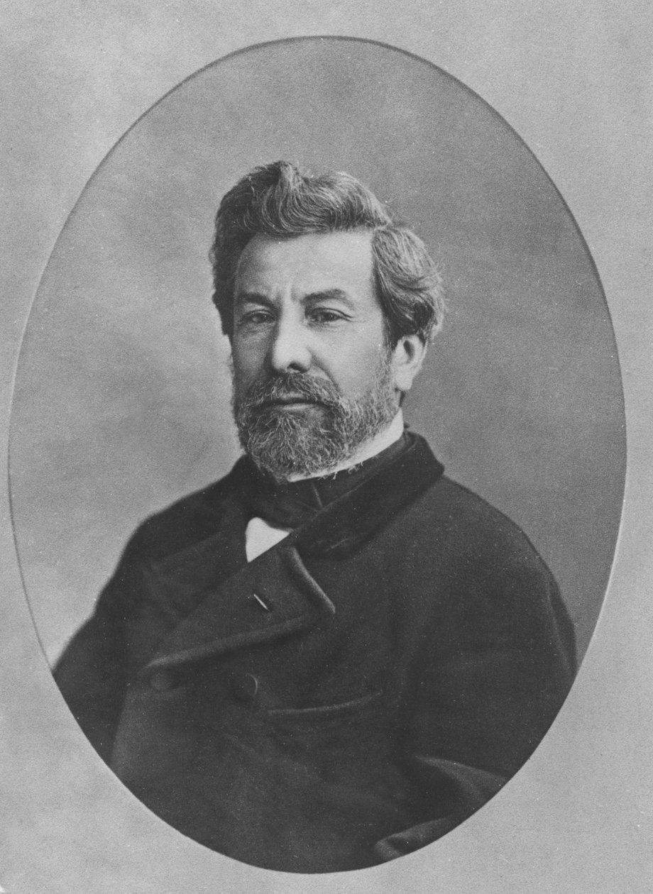 Muotokuva Francois-Ambroise-Germain Gilbertistä, noin 1860. tekijältä French Photographer