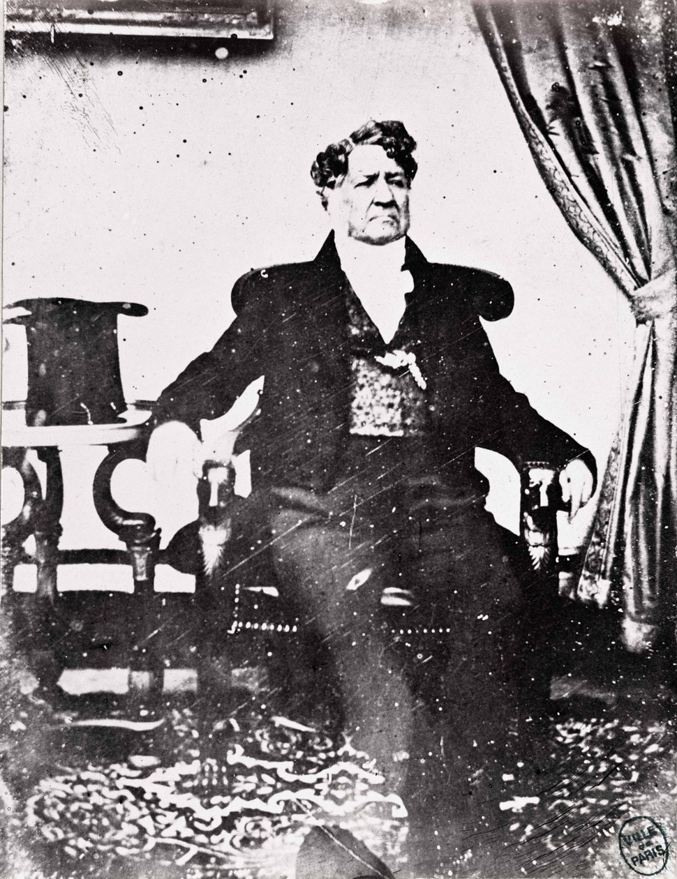 Louis-Philippe I:n (1773-1850) muotokuva 1840 (dagerrotypia) tekijältä French Photographer