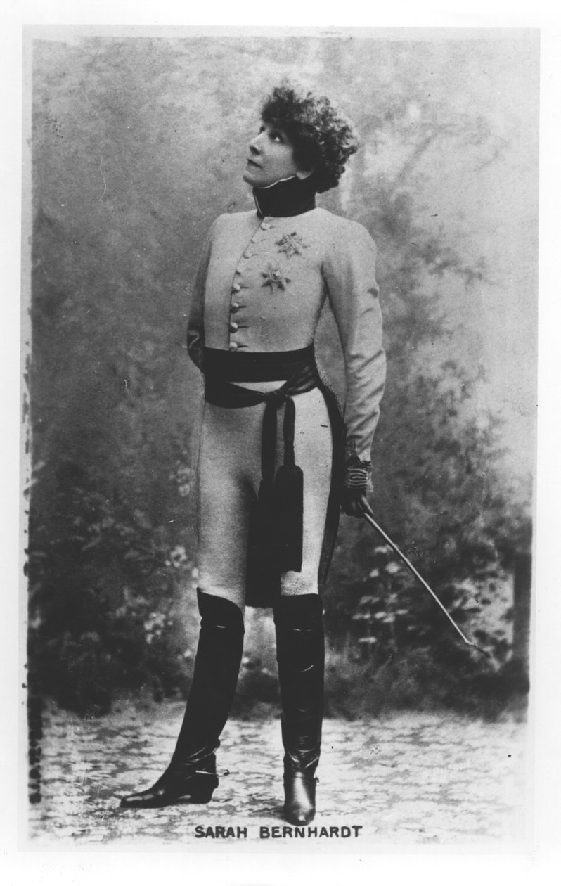 Sarah Bernhardt (1844-1923) LAiglonissa Edmond Rostand (1868-1918) 1900 tekijältä French Photographer